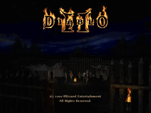 Diablo II Windows Title screen