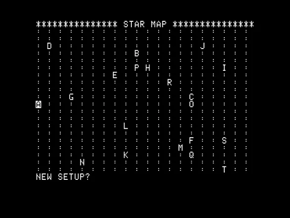 Galaxy Apple II Starting star map
