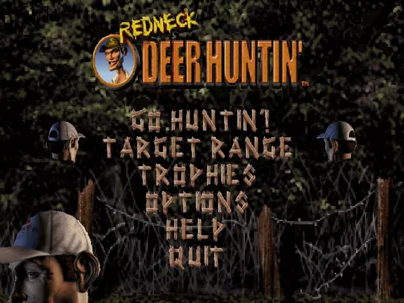 Redneck Deer Huntin&#x27; Windows The main menu