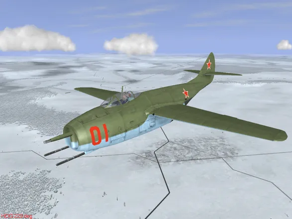 IL-2 Sturmovik: 1946 Windows The MiG-9FS in flight
