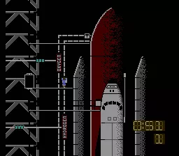 Space Shuttle Project  NES Mission 2 starts at night.