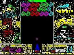 Cannon Bubble ZX Spectrum Level 1