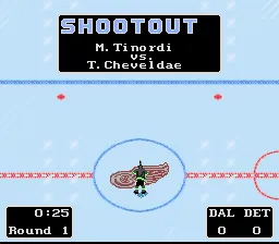 NHL &#x27;94 SNES Penalty shots and overtime shootouts are another addition to 94&#x27;s lineup of features.