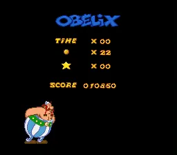 Ast&#xE9;rix &#x26; Ob&#xE9;lix SNES After completing a level, you get bonus points for stuff you collected.