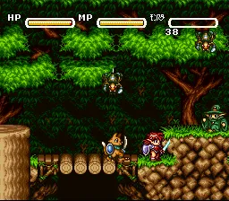 Popful Mail SNES Foes of the woods