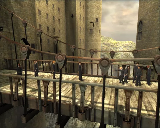 Harry Potter and the Order of the Phoenix Windows Students on a bridge