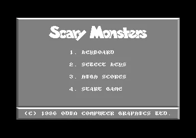 Scary Monsters Commodore 64 Startup