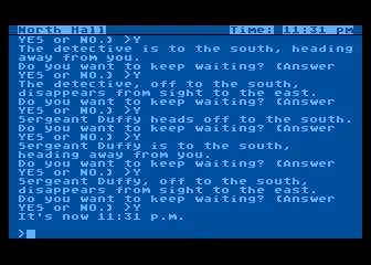 Suspect Atari 8-bit The game makes it easy to kill time