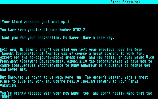 Bureaucracy Commodore 128 Introduction