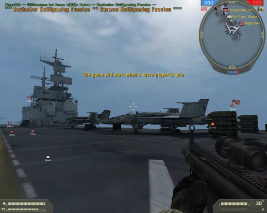 Battlefield 2: Special Forces Windows Onboard USS Essex