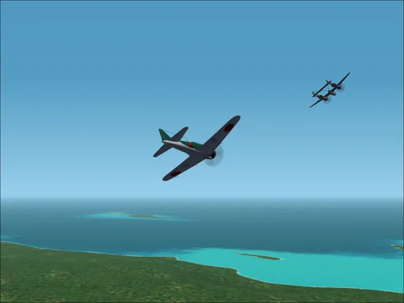 Microsoft Combat Flight Simulator 2: WW II Pacific Theater Windows Zero versus Lightning