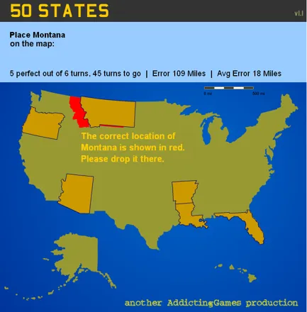 50 States Browser Oh come now! Just 100 or so miles off.