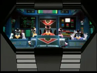Saban&#x27;s Power Rangers: Time Force PlayStation All of the Power Rangers at the controls