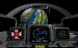 Wing Commander: Privateer DOS Heading to an agricultural planet