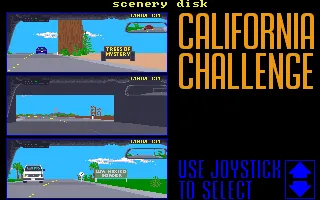 Test Drive II Scenery Disk: California Challenge Amiga California Challenge