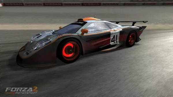 Forza Motorsport 2 Xbox 360 Glowing disc brakes on this McLaren F1 GTR