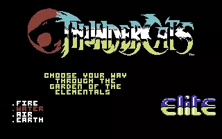 Thundercats Commodore 64 You can choose in which order you want to play these levels
