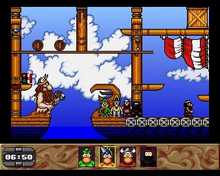 Humans 3: Evolution - Lost in Time Amiga Viking Level