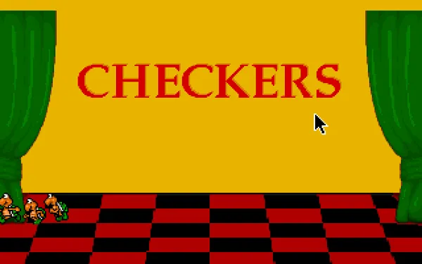 Mario&#x27;s Game Gallery DOS &#x22;Checkers&#x22; intro