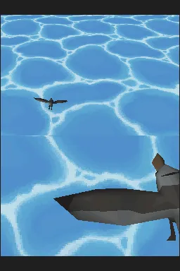 The Legend of Zelda: Phantom Hourglass Nintendo DS Seagull is flying over the ocean...