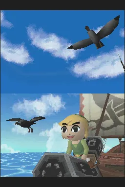The Legend of Zelda: Phantom Hourglass Nintendo DS Link is on board the pirate ship