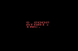 Asteroids DC+ Atari 2600 Copyright screen
