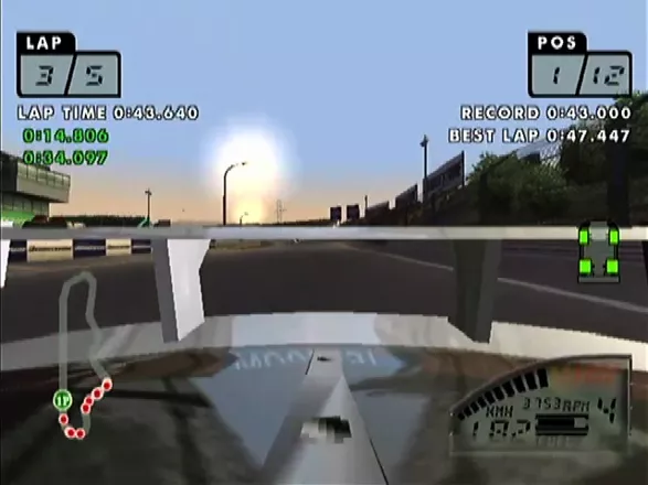 Le Mans 24 Hours Dreamcast Rear View