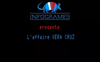 Vera Cruz Amstrad CPC Title Screen (French)