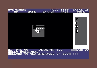 Rogue Commodore 64 Welcome to the Dungeon of Doom