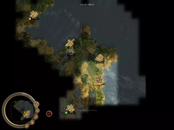 Sid Meier&#x27;s Civilization IV: Colonization Windows The topdown-view gives a quick overview.