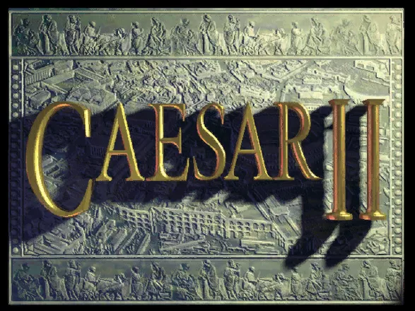 Caesar II DOS Title screen.