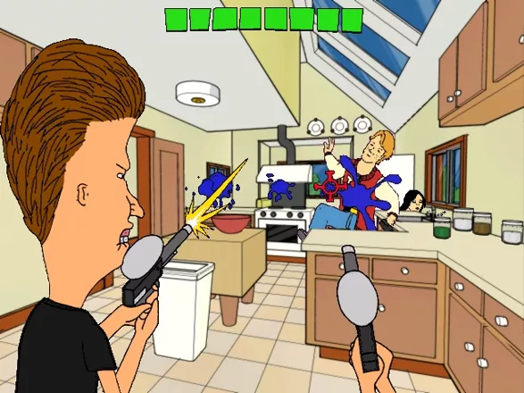 MTV&#x27;s Beavis and Butt-Head: Do U. Windows &#x22;Hurry up Beavis!  We need to steal the test answer key from this frat house so we can score with college sluts!&#x22;
