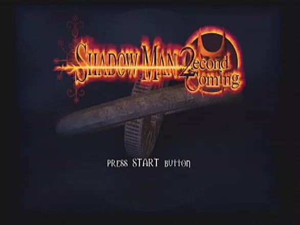 Shadow Man: 2econd Coming PlayStation 2 Title Screen