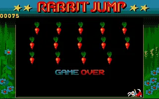 Rabbit Jump Atari ST Game over