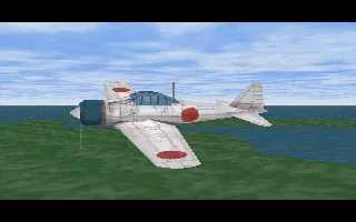 1942: The Pacific Air War DOS External view of my A6M2 Zero