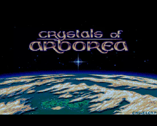 Crystals of Arborea Amiga Title screen