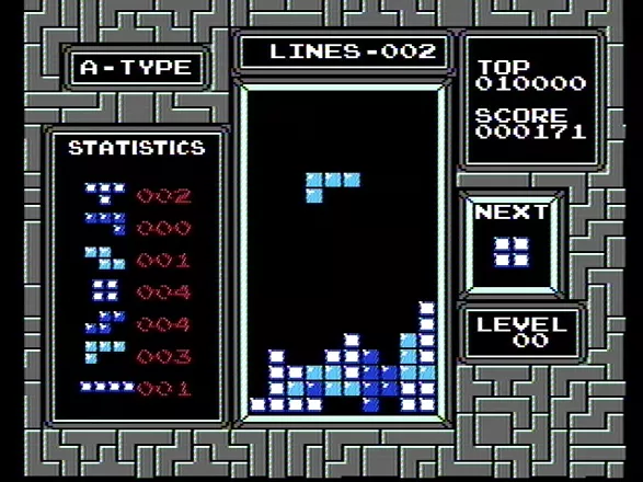Tetris NES Gameplay