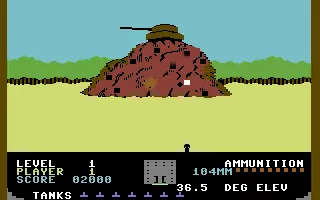 Beach-Head Commodore 64 Destroy all citadel windows before the huge cannon fires at you