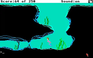 Space Quest II: Chapter II - Vohaul&#x27;s Revenge Amiga Swimming.