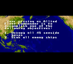 P.T.O.: Pacific Theater of Operations SNES Mission objectives