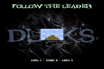 Ducks DOS Follow the leader