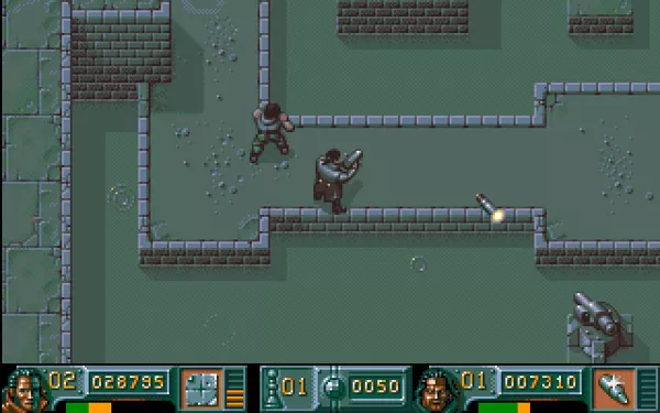 Soldiers of Fortune Amiga Exploring the sewers