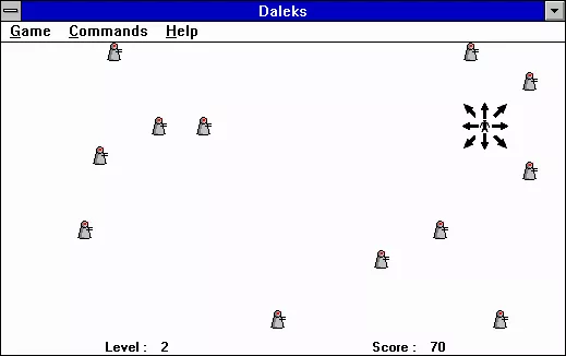 Daleks Windows 3.x Subsequent levels offer more Daleks