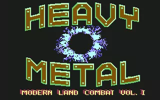 Heavy Metal Commodore 64 Title Screen