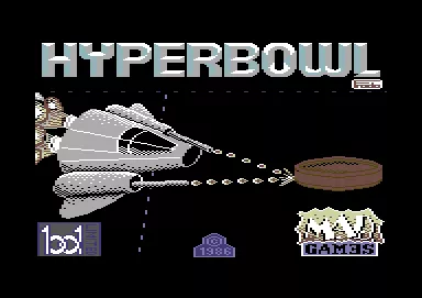 Hyperbowl Commodore 64 Loading screen