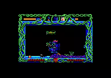 Rescue from Atlantis Amstrad CPC Playing the game