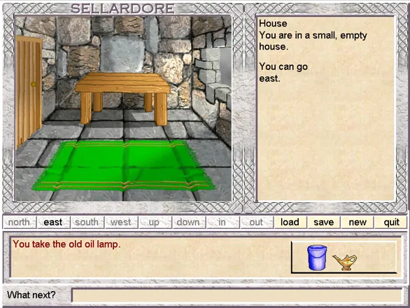 Sellardore Tales Windows Accumulating inventory items.
