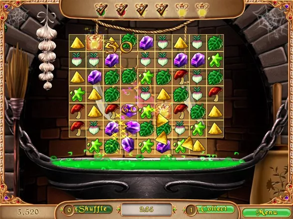 Hoyle Enchanted Puzzles Windows Match-3 game