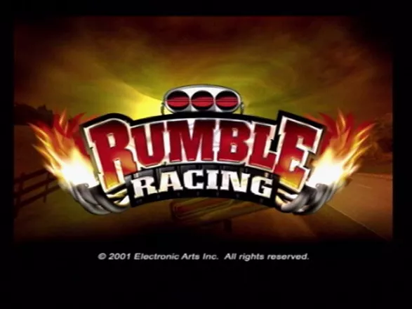Rumble Racing PlayStation 2 Title screen