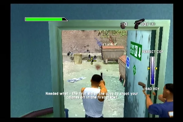 Bad Boys: Miami Takedown PlayStation 2 Surprisingly, though, shooting the pigeons doesn&#x27;t affect your score.